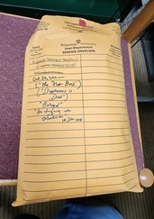 Sample envelope of worksheets