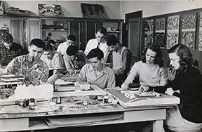 Photograph of Architecture Students