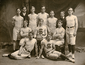 Photograph of 1903-1904 Basketball Team