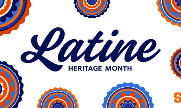 banner that says Latine heritage Month