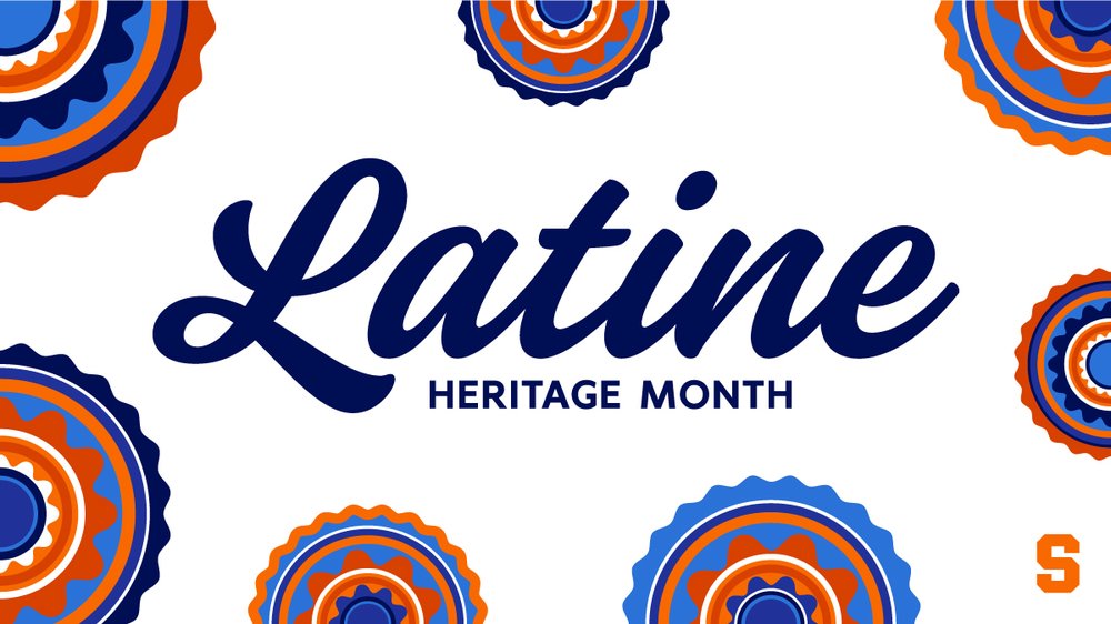 banner that says Latine heritage Month