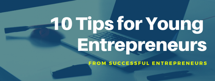 10-Tips-for-Young-Entrepreneurs poster