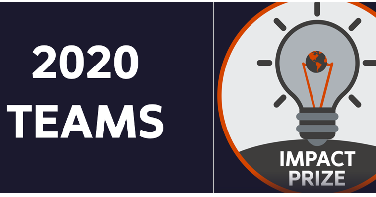 2020 teams Impact Prize graphic