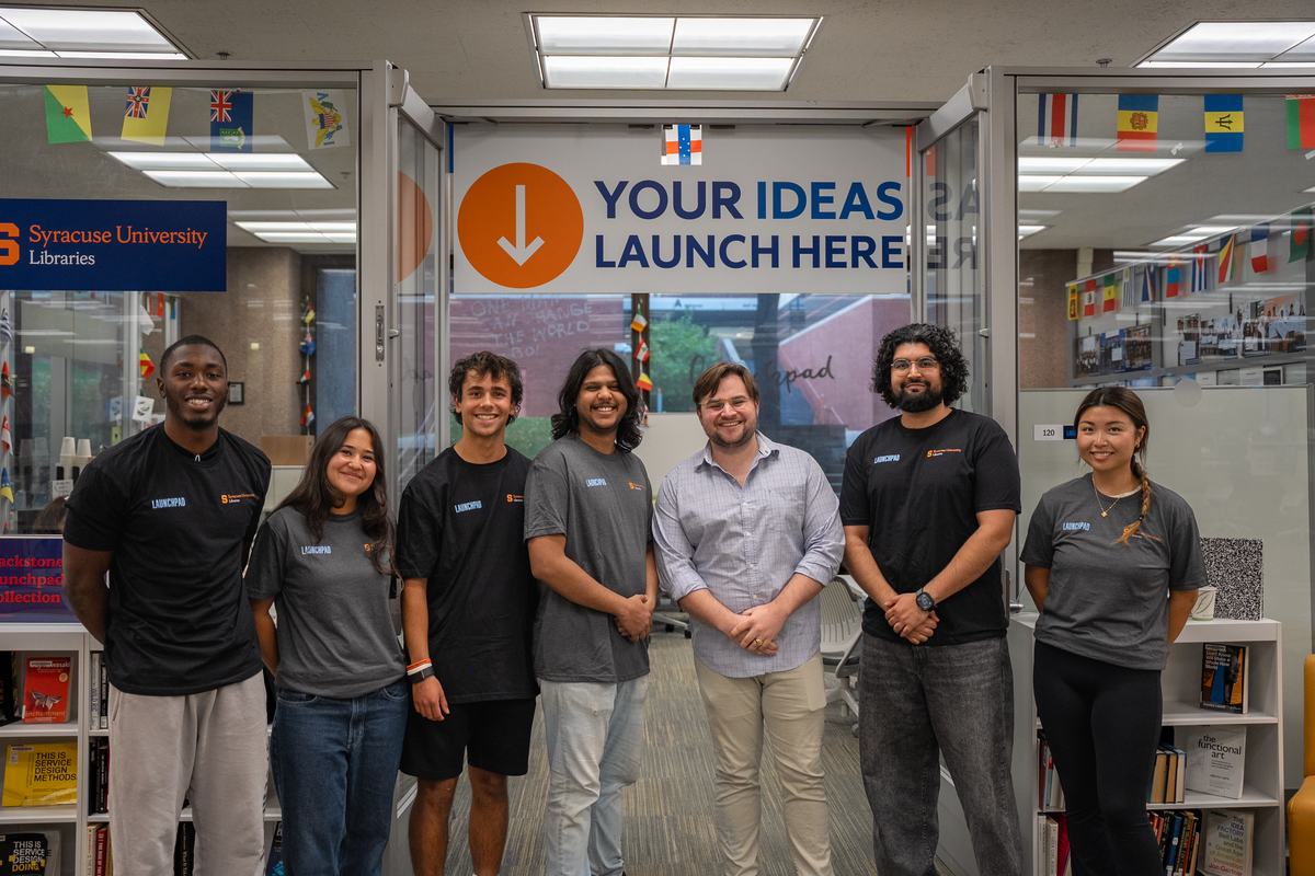 Students posing for photo