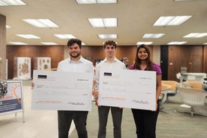 Ethan Tyo, Oliver Raycroft and Adya Parida