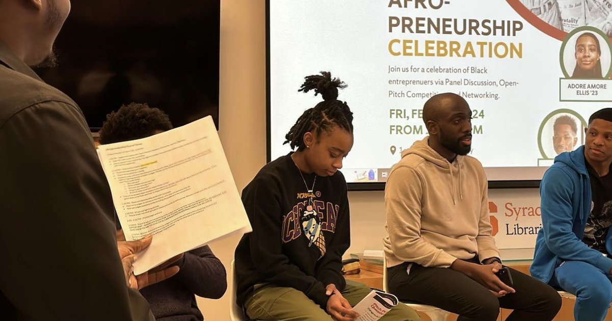 2023 Afropreneurship Panelists shared experiences at the Afropreneurship “Fast Pitch” Challenge