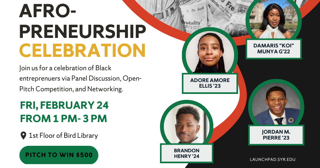 2023 Afropreneurship celebration promotional poster