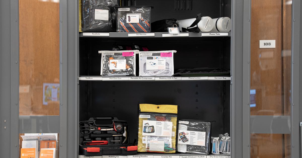 shelf of library of things cabinet