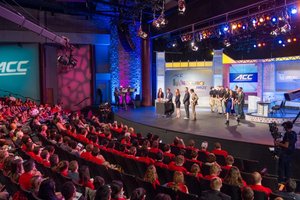 2019 ACC InVenture Prize finals at NC State. Syracuse University team MedUX captured second place that year in the ACC Conference finals.
