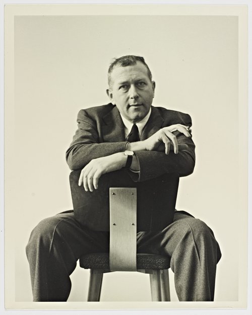 A portrait of Marcel Breuer (May 21, 1902 – 1 July 1981). Marcel Breuer Papers.