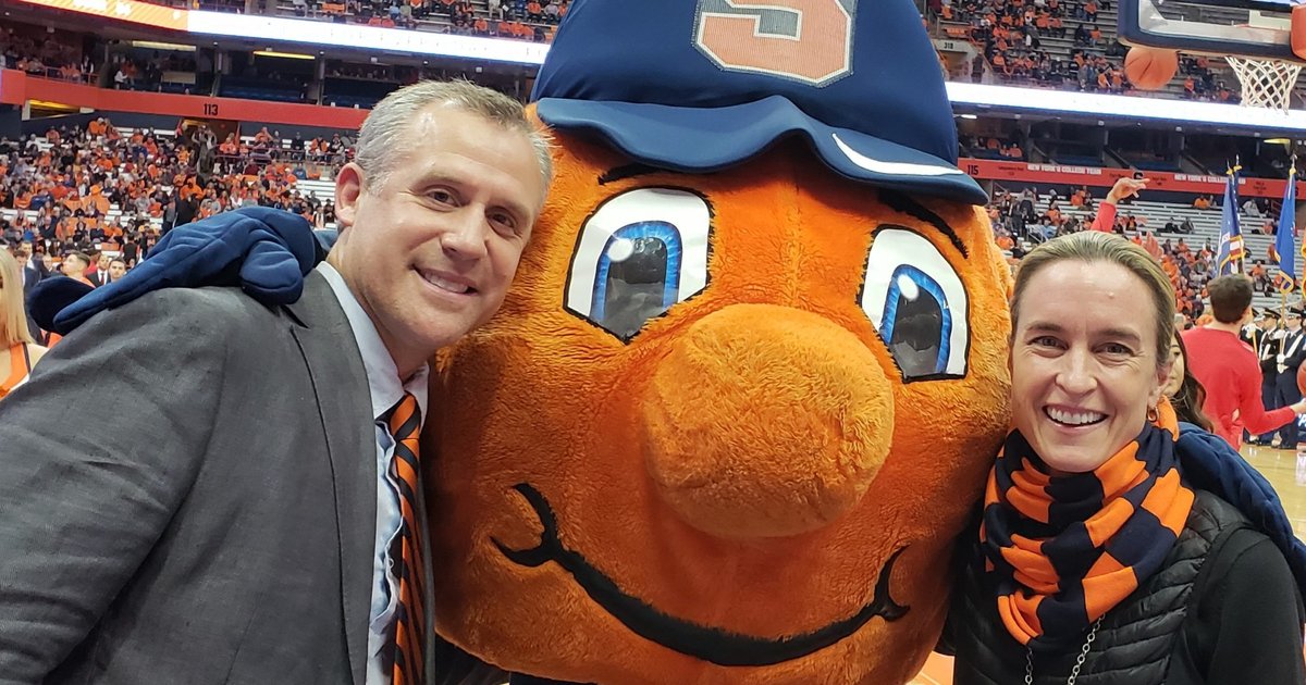 Adam and Amy with Otto in the Dome