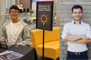 Andrew Kim (left) and Ethan Tyo