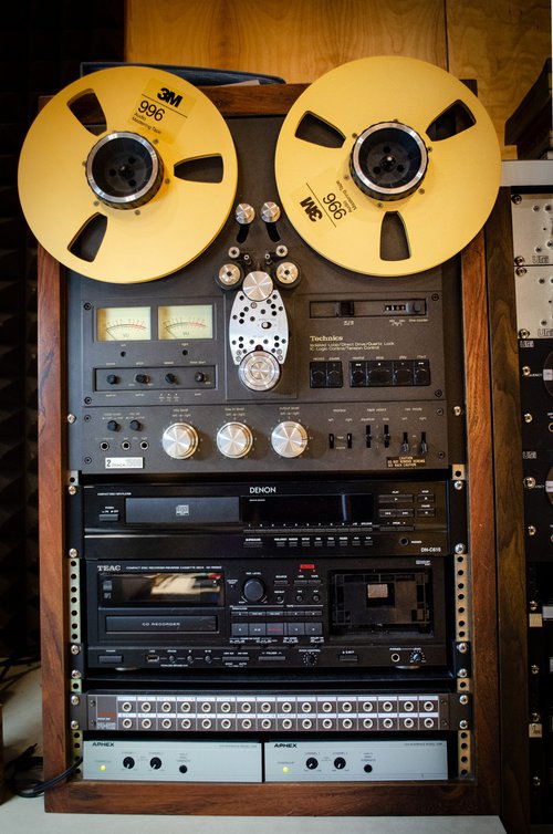 Assorted vintage analog equipment