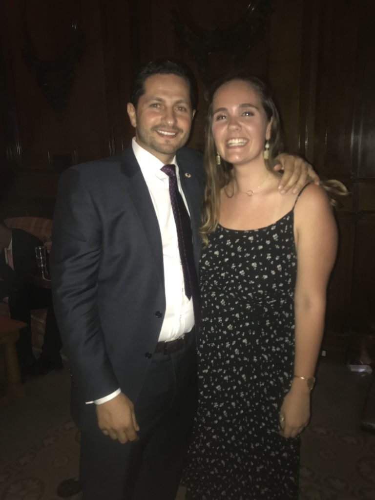 Audrey Miller and Ahmad Ashkar