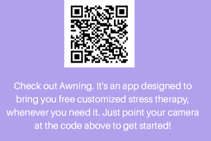 picture of QR code and text