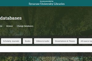 Screenshot of ProQuest landing page (06/26/2025)