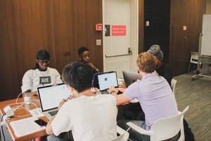 student working together