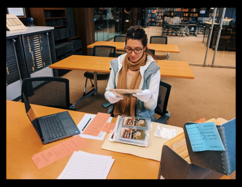 Brittany Bertazon in Reading Room