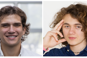 Bruno Gonzalez Hauger (left) and Alexander Rolinski