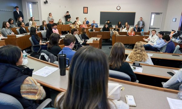 classroom filled with students