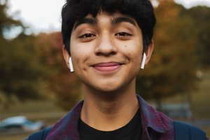 Carlos Magdaleno smiles for a photo