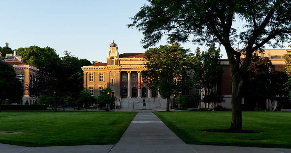 Carnegie Library at sunrise