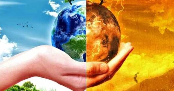 Climate change graphic
