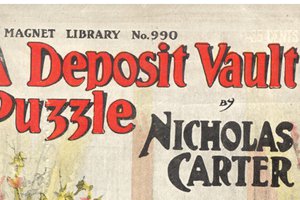 Cover of the 1895/1915 Street & Smith dime novel A deposit vault puzzle