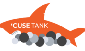 graphic of shark with words "Cuse Tank"
