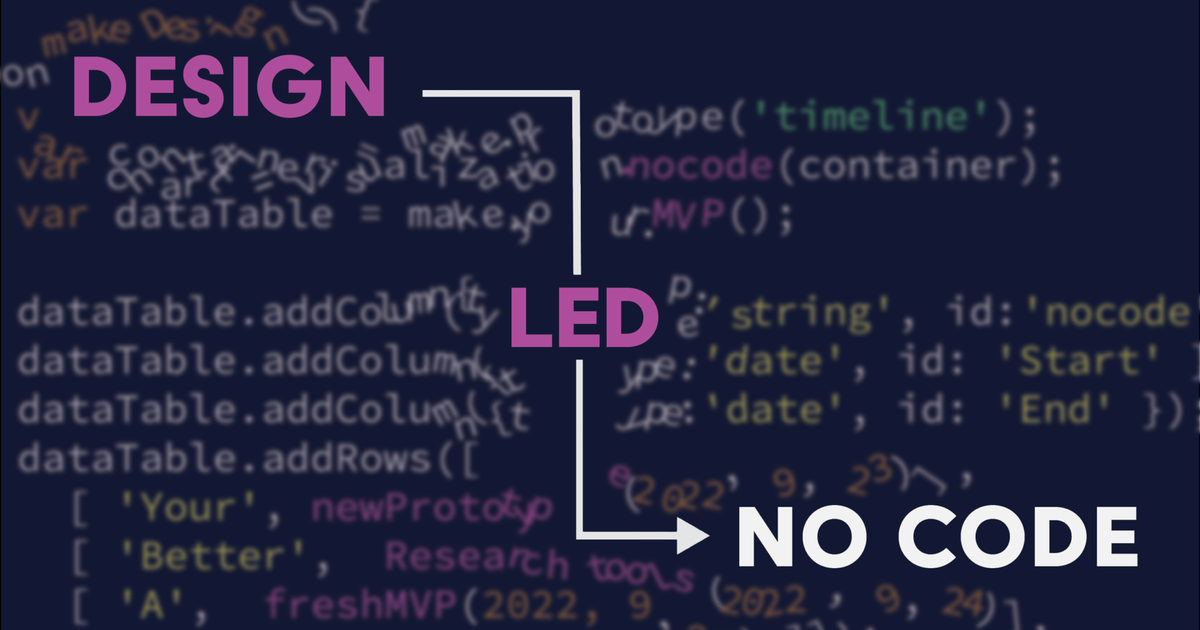 Design-Led No-Code Logo