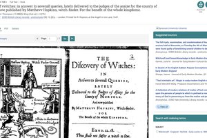 screen shot of the Discovery of Witches