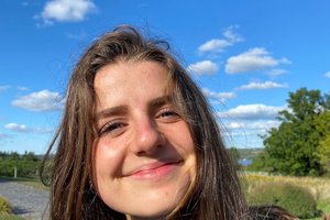 Emmeline Perkins smiles for a photo