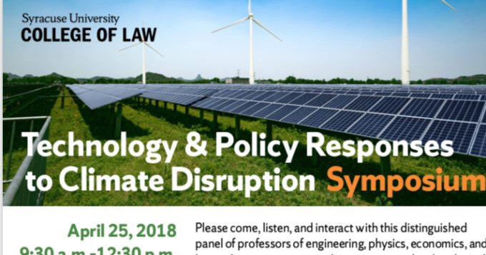 Climate disruption symposium graphic