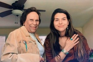 Erica Morrison and her grandmother