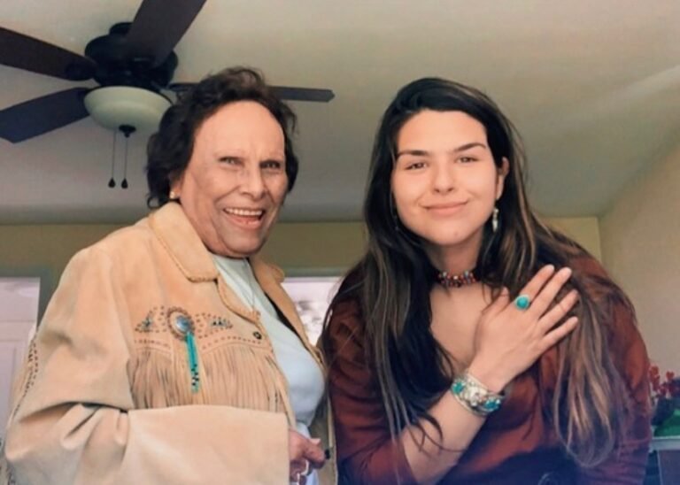 Erica Morrison and her grandmother