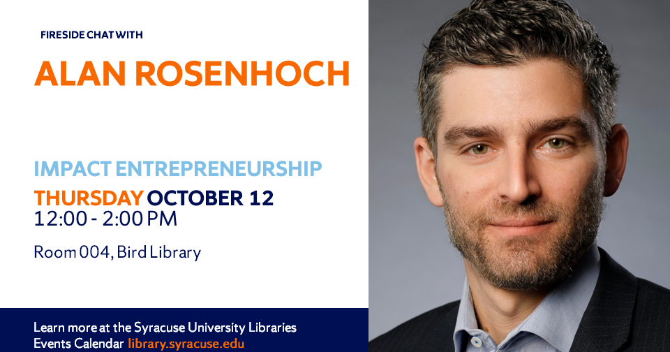 Fireside Chat Digital Signage, Alan Rosenhoch Headshot