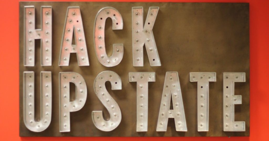 Hack Upstate LED sign