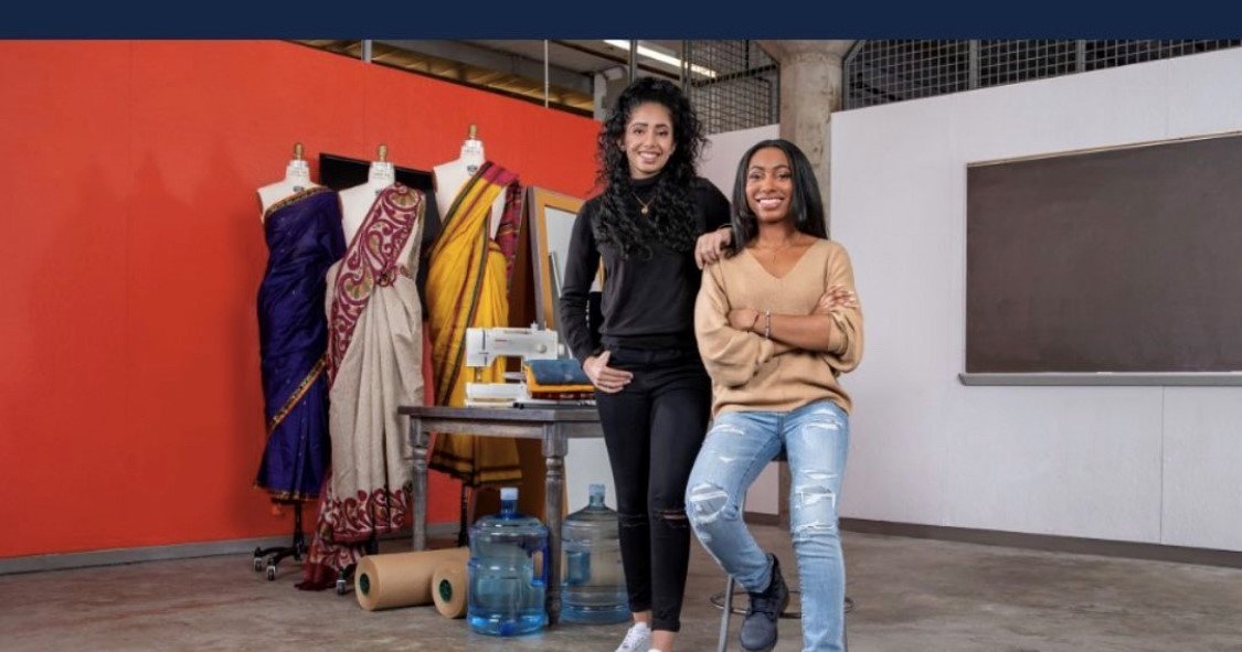 Nikita Chatterjee and Brianna Howard pose for a photo