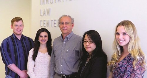 Innovation Law Center team pose for a photo