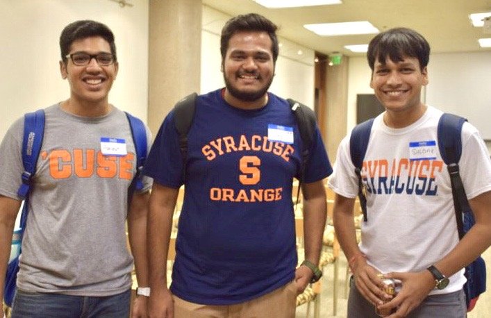 three male students at Peter Graham