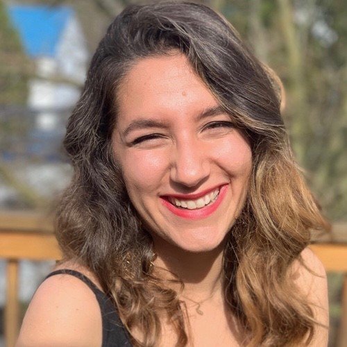 woman smiling
