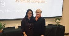 Kennedy Patlan with Dr. Gisela von Dran