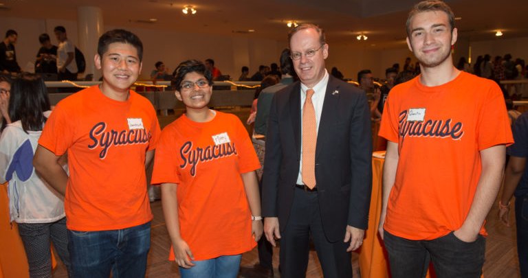 Kent Syverud and stutdents