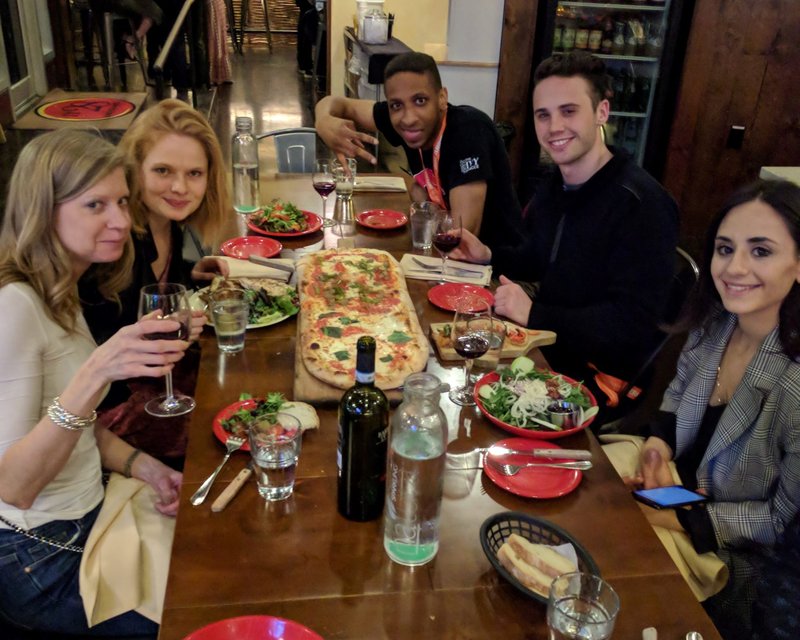 people at dinner table