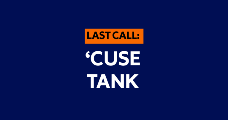Last call Cuse Tank graphic