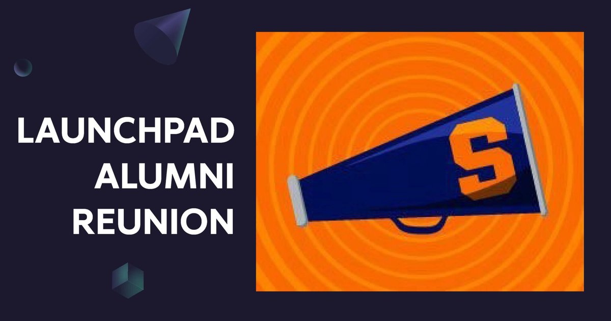 LaunchPad alumnireunion poster