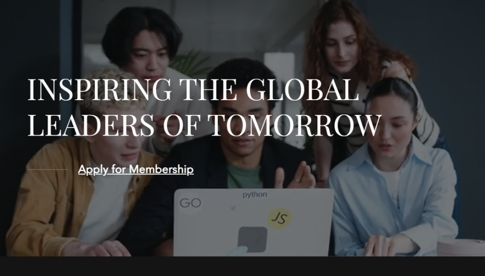 Inspiring the Global Leaders of Tomorrow poster