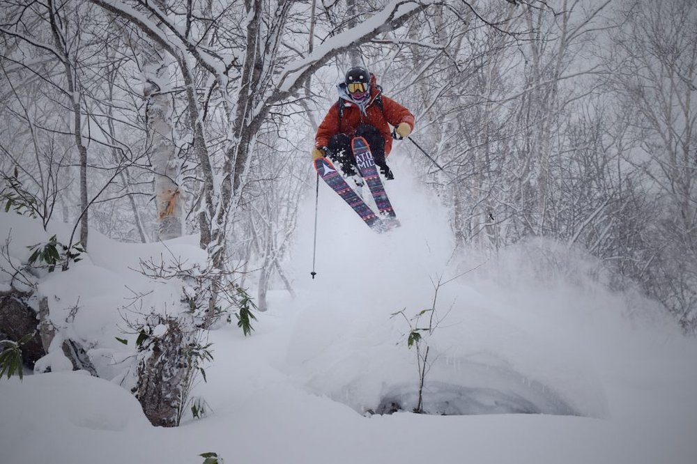 Photo of Luc Chanren skiing