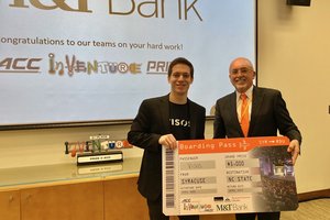 Matt Shumer with M&T Bank Regional President Allen Naples