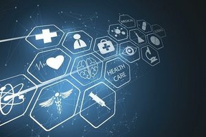 a bunch of medical icons